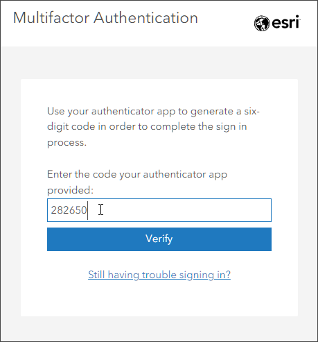 MFA authentication code MFA authentication code