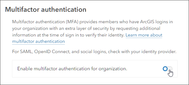 Enable multifactor authentication Enable multifactor authentication