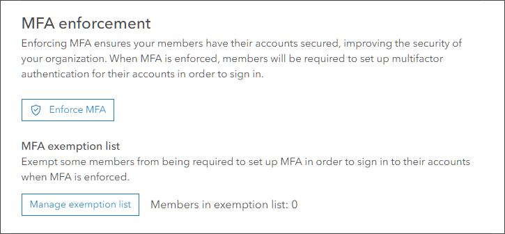 Enforce multifactor authentication Enforce multifactor authentication