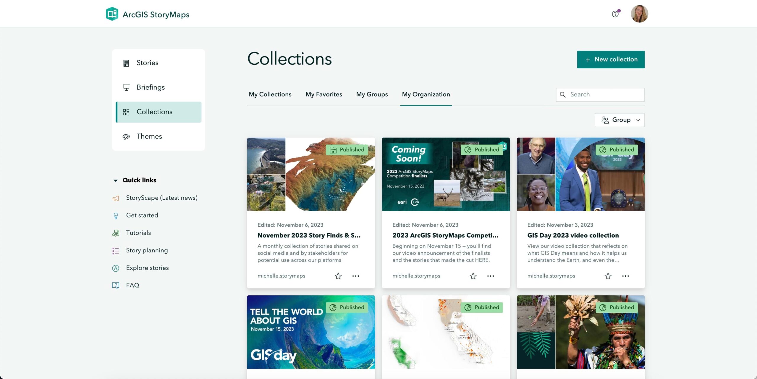 The user interface of how to access collections in an account is shown. The user interface of how to access collections in an account is shown.