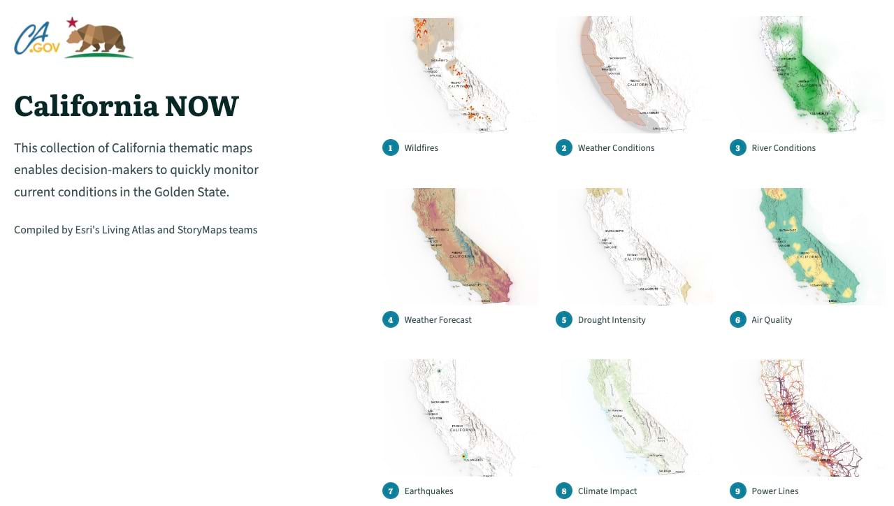Image shares what collections in ArcGIS StoryMaps look like. Image shares what collections in ArcGIS StoryMaps look like.