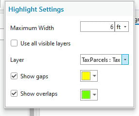 Highlight Gaps and Overlaps