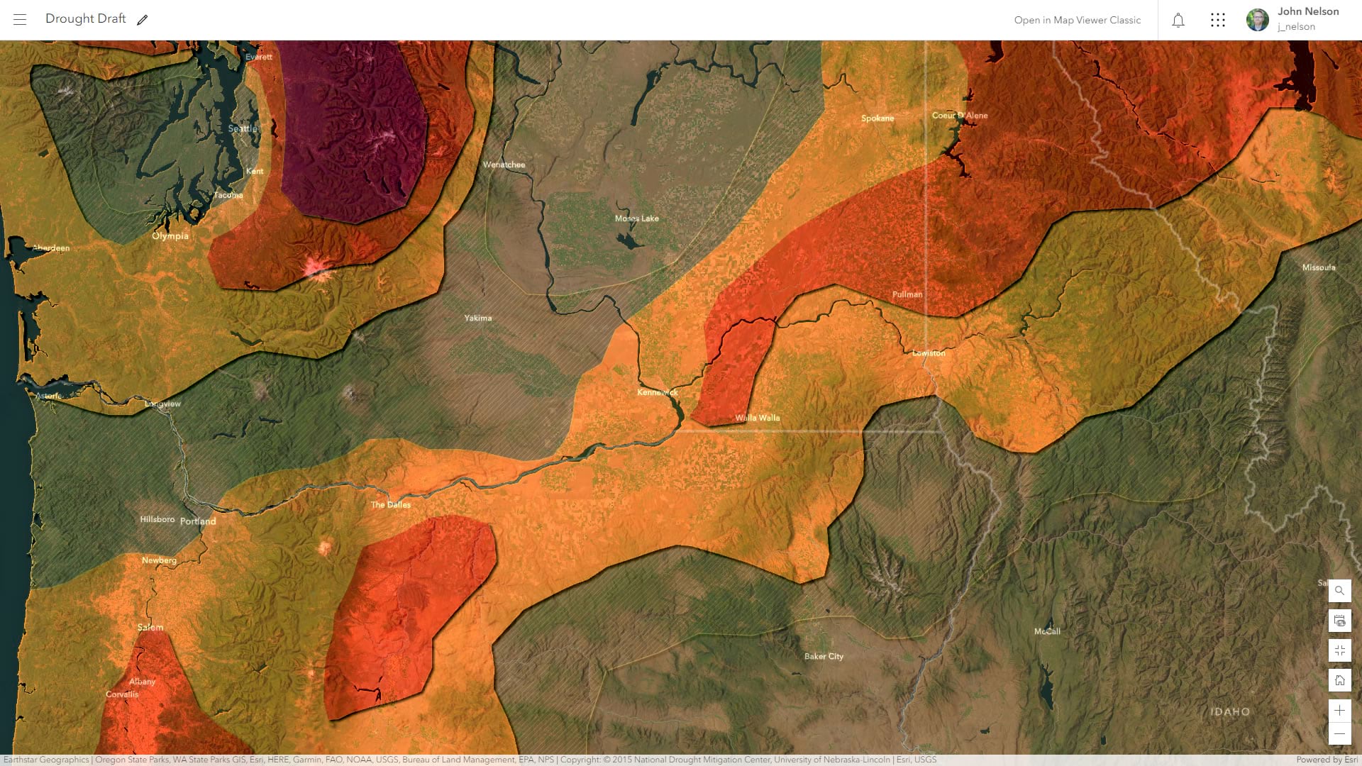 A tonally neutral imagery basemap affords a better visual foundation for thematic data. A tonally neutral imagery basemap affords a better visual foundation for thematic data.