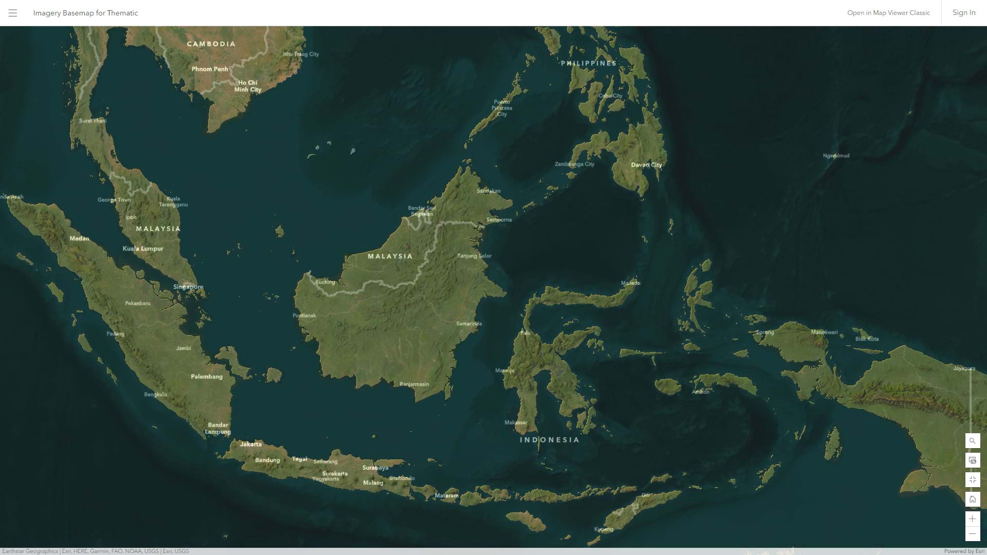 A tonally neutral imagery basemap for data overlay. A tonally neutral imagery basemap for data overlay.