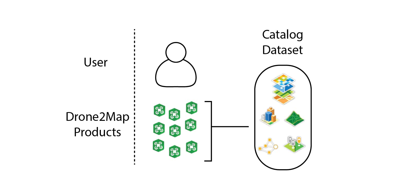 Local catalog organization diagram