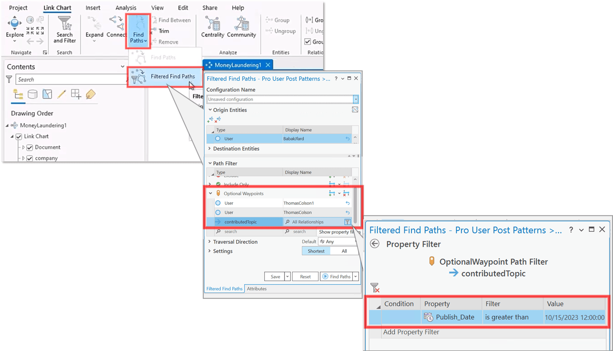 Filtered Find Path Enhancements