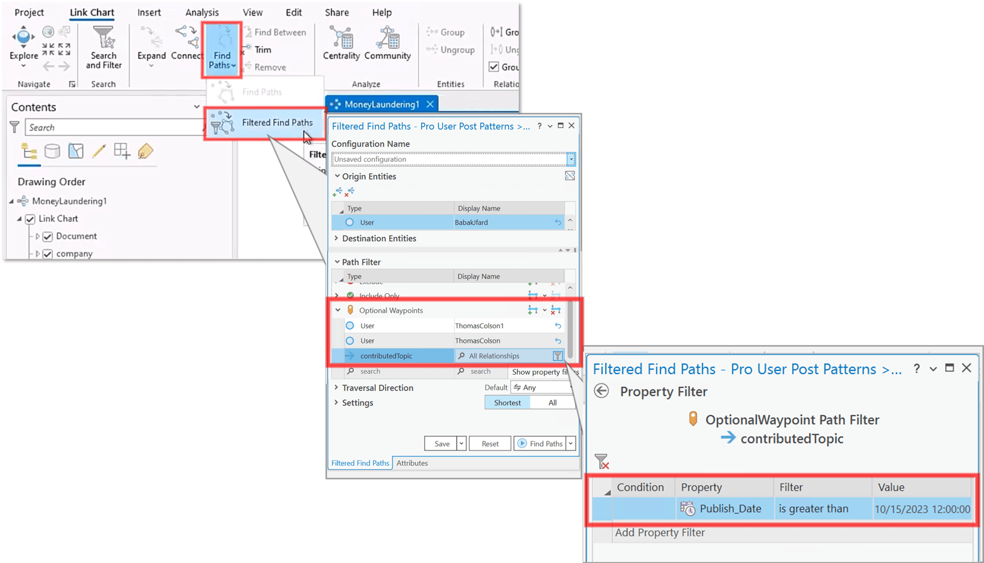 Filtered Find Path Enhancements Filtered Find Path Enhancements