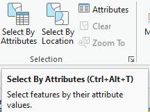 Select by Attributes default shortcut is Ctrl+Alt+T