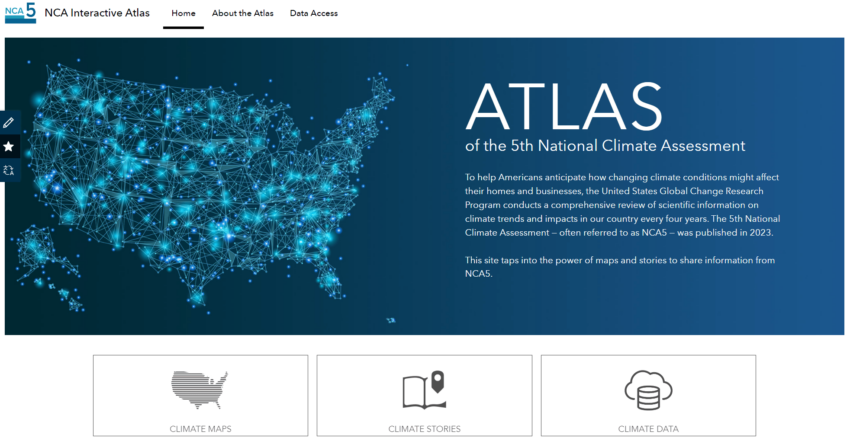 Banner image from the NCA Atlas Hub site