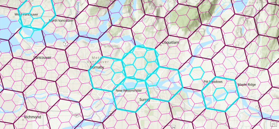 H3 Hexagons selected.