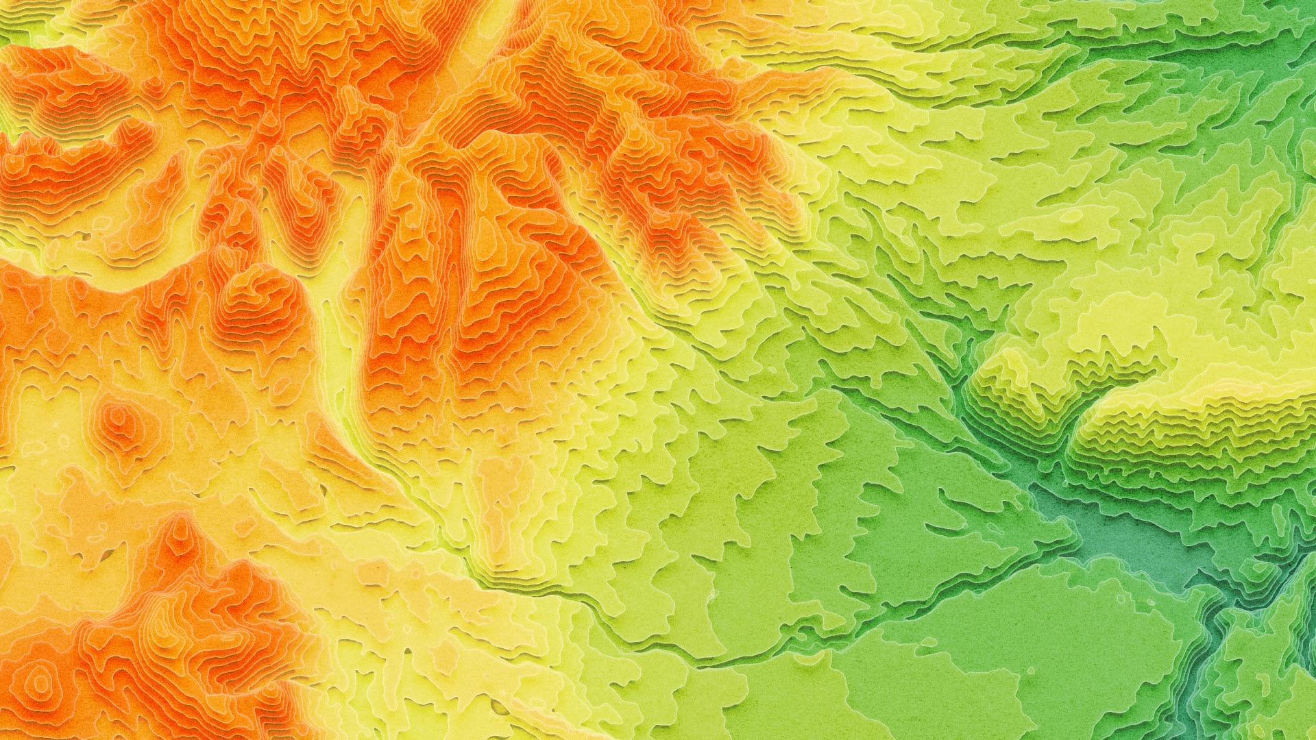 Isometric contours in ArcGIS Pro. Click to embiggen.