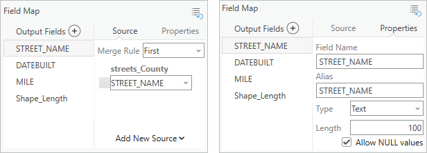 The field map parameter in ArcGIS Pro 3.1