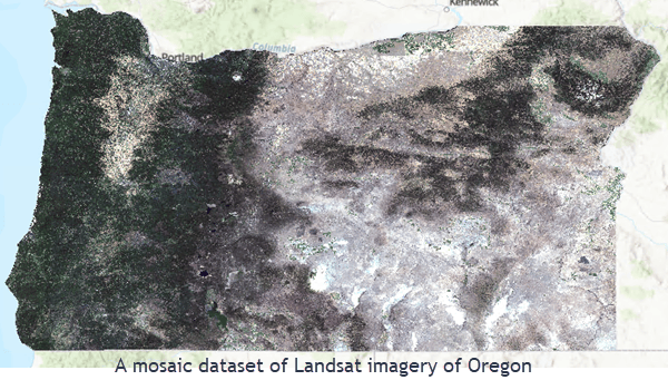 Landsat image composite