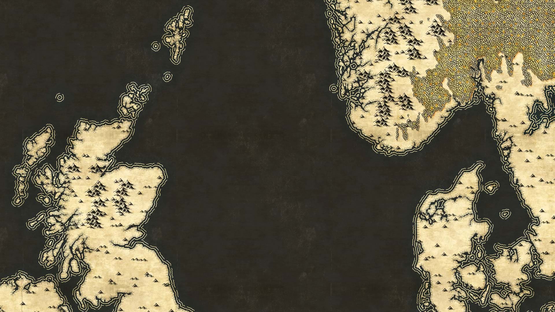 a Lord of the Rings inspired map, of the North Sea. a Lord of the Rings inspired map, of the North Sea.