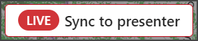 ArcGIS for Teams - Live Sync to presenter