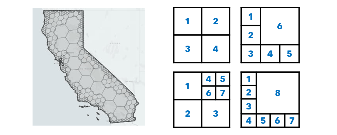 Diagram of grids