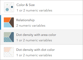 Mapping styles in Business Analyst Web App