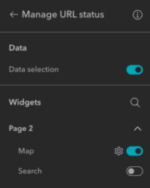 URL parameters setting URL parameters setting