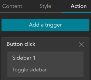 Button click trigger