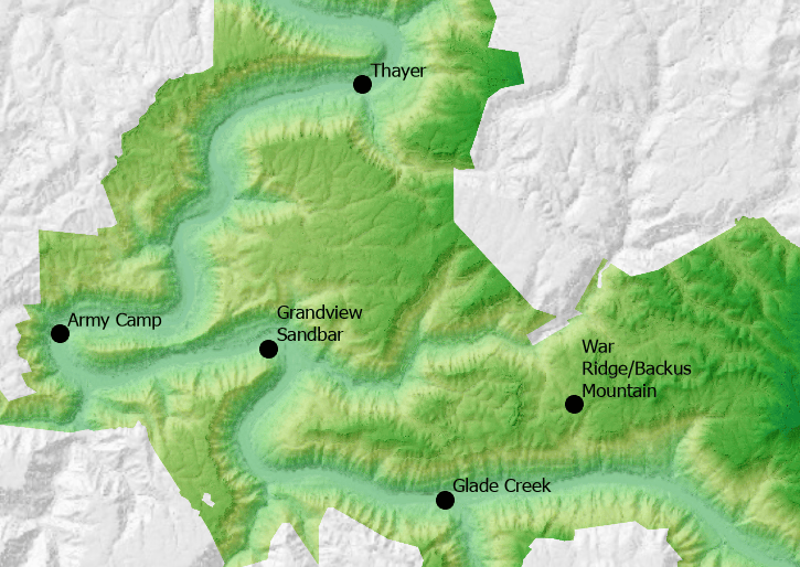 New River Gorge National Park campgrounds, West Virginia