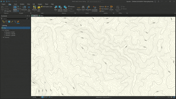 multi-scale contours in ArcGIS Pro