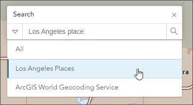 Locator view in Map Viewer