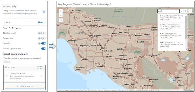 Instant App with locator view