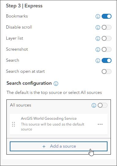 Add search source