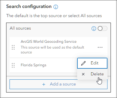 Delete World Geocoding Service