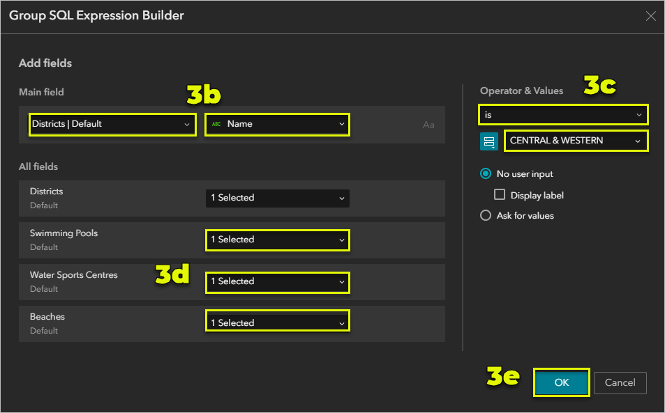 Group SQL Expression Builder