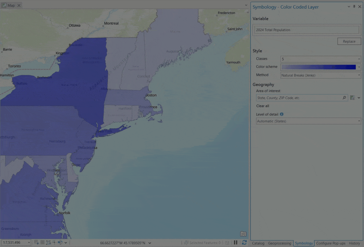 Area of interest in BA Pro Area of interest in BA Pro