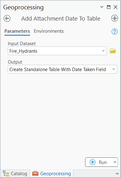 Add Attachment Date To Table with Create Standalone Table With Date Taken Field option Add Attachment Date To Table with Create Standalone Table With Date Taken Field option