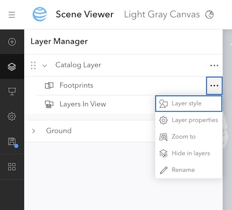 Layer properties of Catalog layer Layer properties of Catalog layer