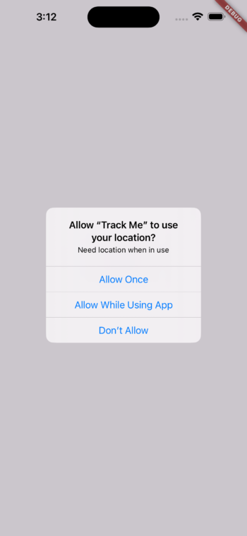 Location permission request screen Location permission request screen