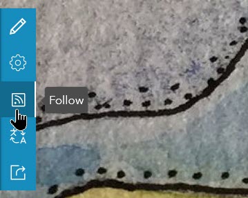 Visitors can follow a site with the community organization Visitors can follow a site with the community organization
