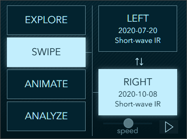 Configured swipe Configured swipe