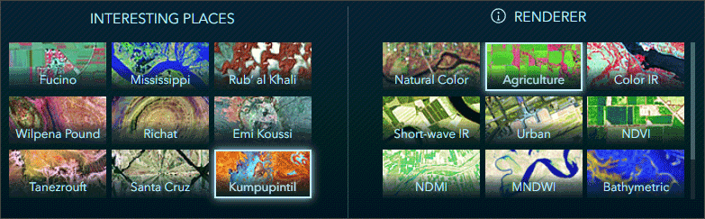 Places and renderer Places and renderer