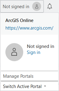 Sign in to an ArcGIS Online account from ArcGIS Pro Sign in to an ArcGIS Online account from ArcGIS Pro