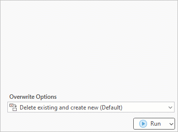 Overwrite Options Overwrite Options