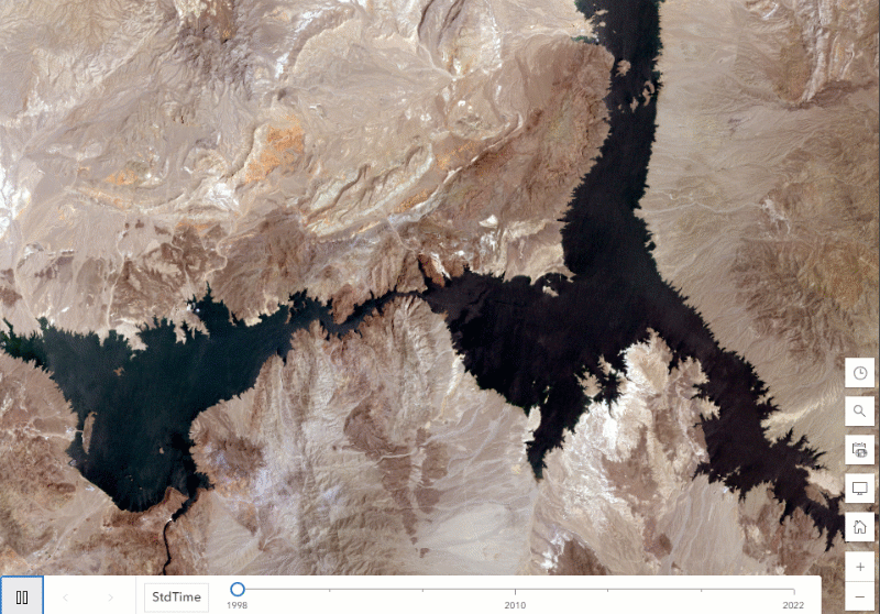 Multidimensional imagery layer in Map Viewer