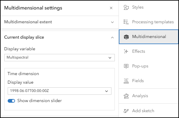 Multdimensional settings