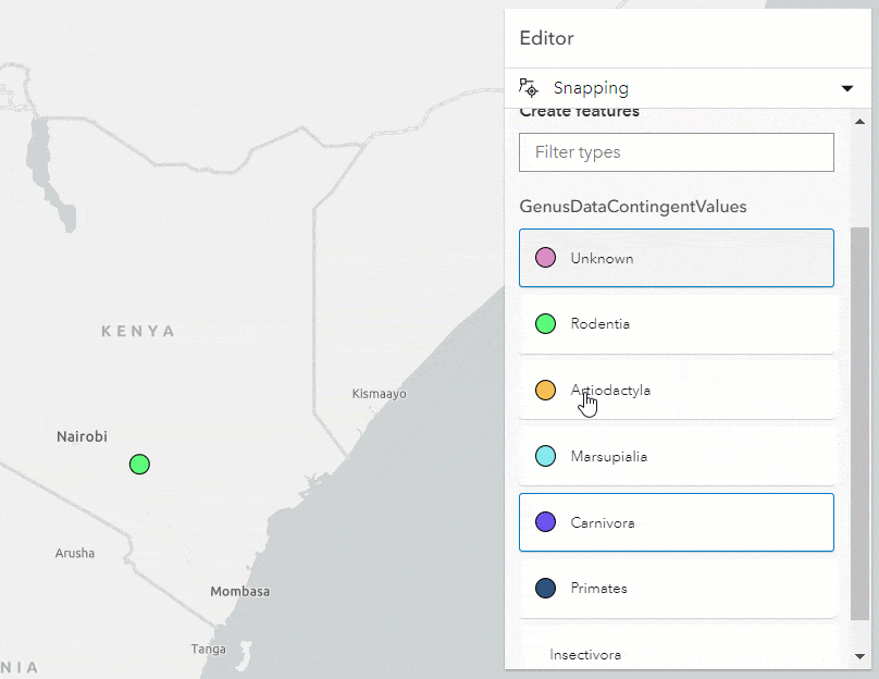 Contingent attribute values are automatically validated in forms. Contingent attribute values are automatically validated in forms.