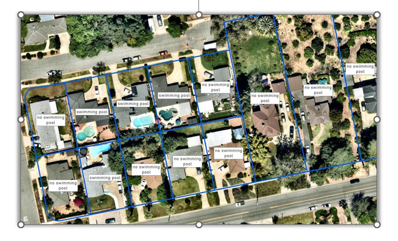 Vision Language Context-Based Classification model classifying whether a parcel has a swimming pool or not Vision Language Context-Based Classification model classifying whether a parcel has a swimming pool or not