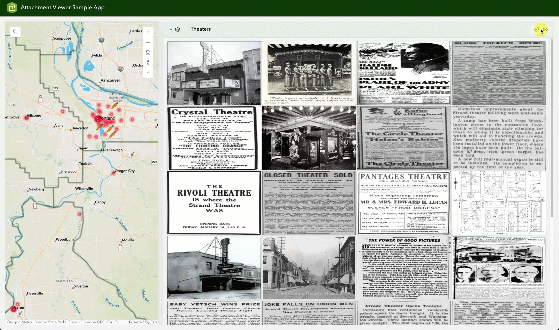 Animated image of the updated attachment focused layout switching the active attachment layer Animated image of the updated attachment focused layout switching the active attachment layer
