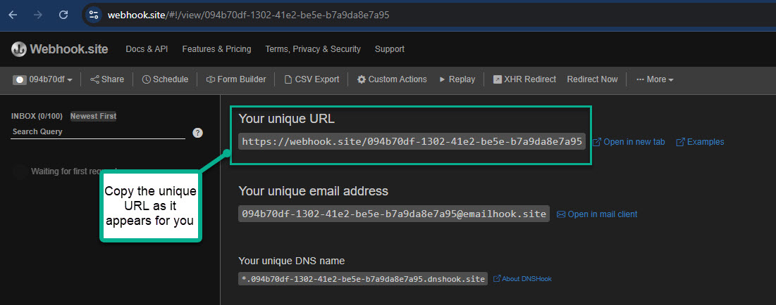 Sample receiver, this is a sample URL Sample receiver, this is a sample URL
