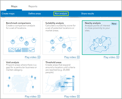 New nearby analysis workflow