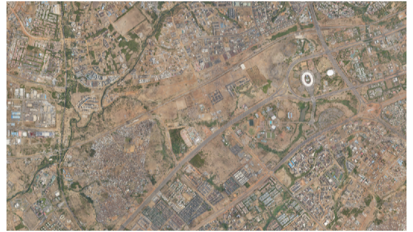 Large-Area Drone Capture to Power City-Scale Digital Twins