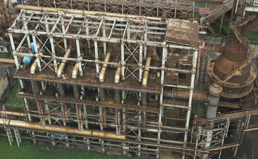 Gaussian Splat layer of an industrial area. Data courtesy: Portcoast Consulting Corporation