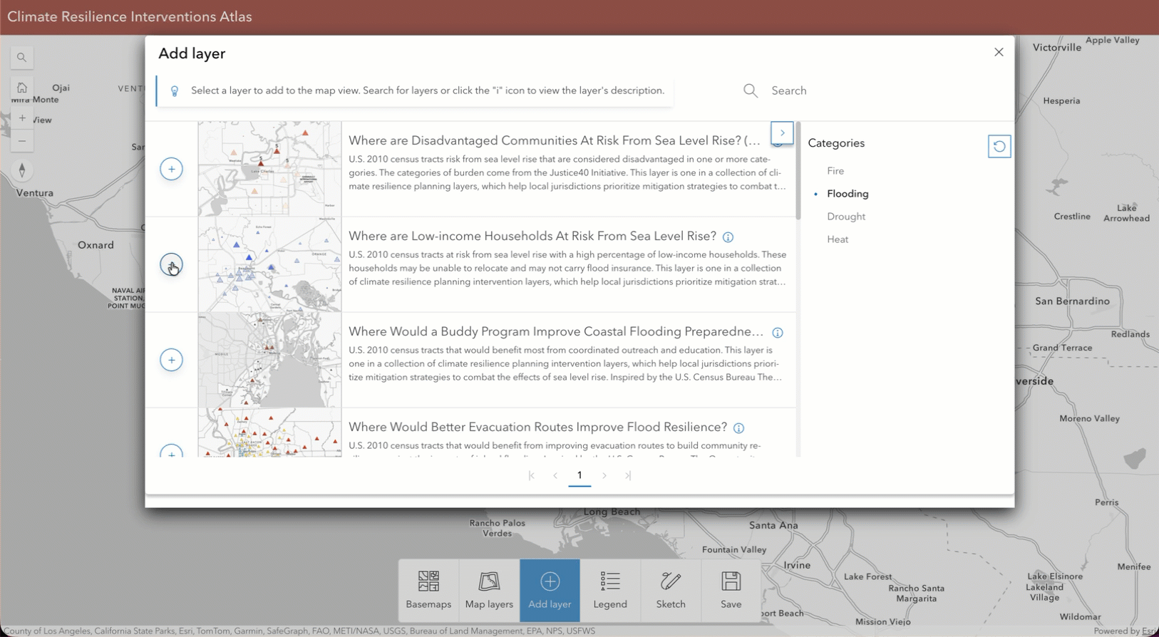 Gif image demonstrated an Atlas Instant Apps template