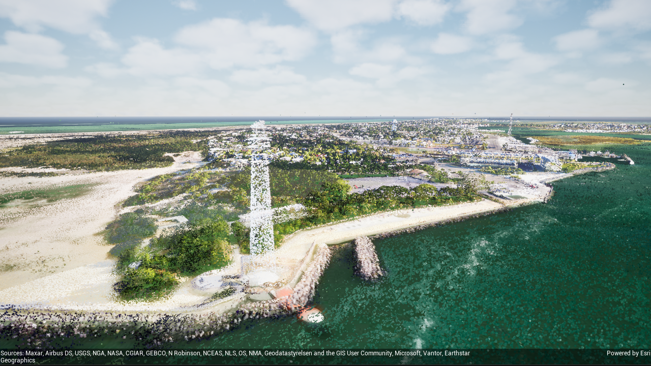 Point cloud layer in Unreal Engine